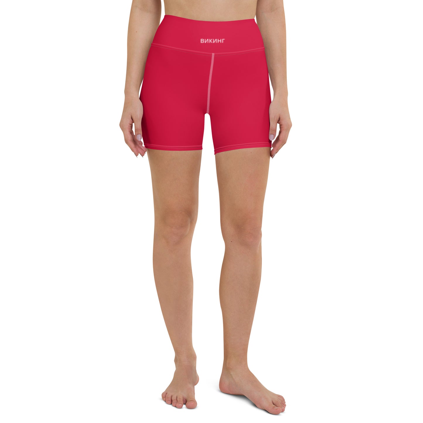 ВИКИНГ Original Lipstick Red Yoga Shorts