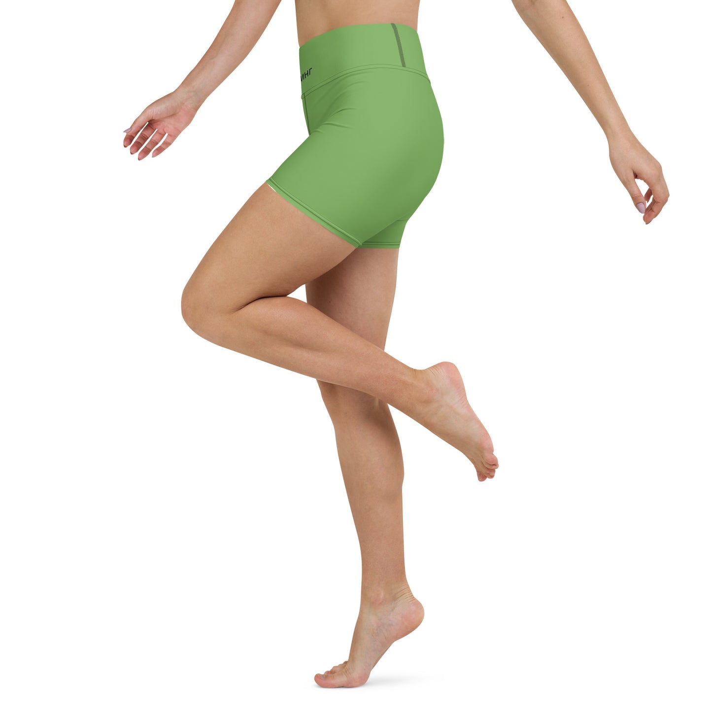 ВИКИНГ Original Shamrock Green Yoga Shorts