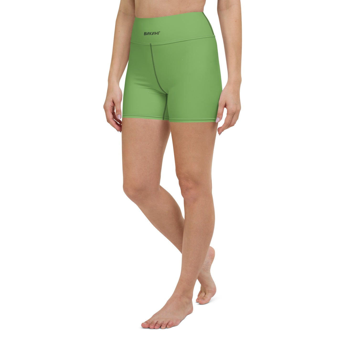 ВИКИНГ Original Shamrock Green Yoga Shorts