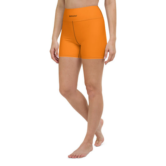 ВИКИНГ Original Tangerine Orange Yoga Shorts