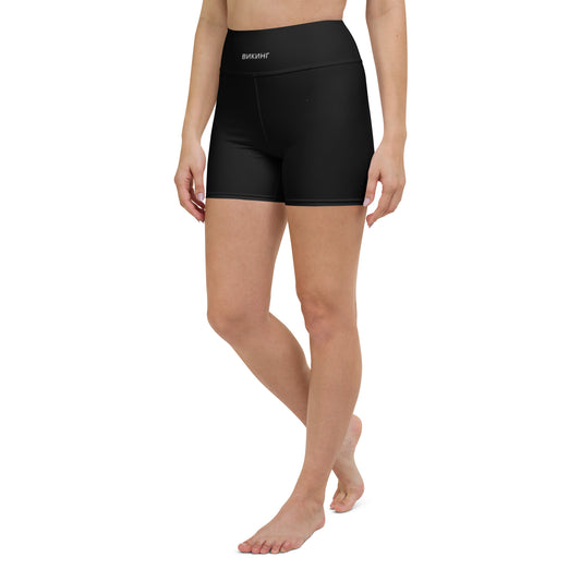 ВИКИНГ Original Midnight Black Yoga Shorts