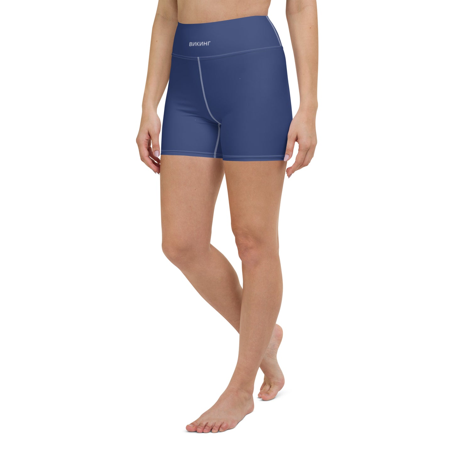 ВИКИНГ Original Navy Blue Yoga Shorts