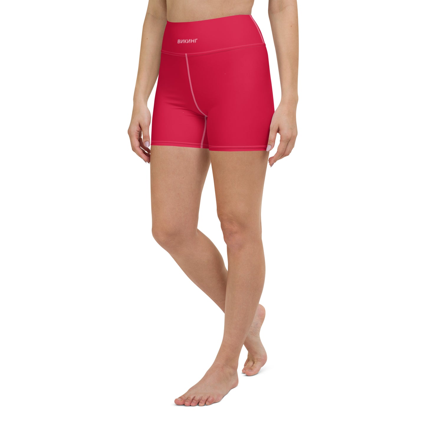 ВИКИНГ Original Lipstick Red Yoga Shorts