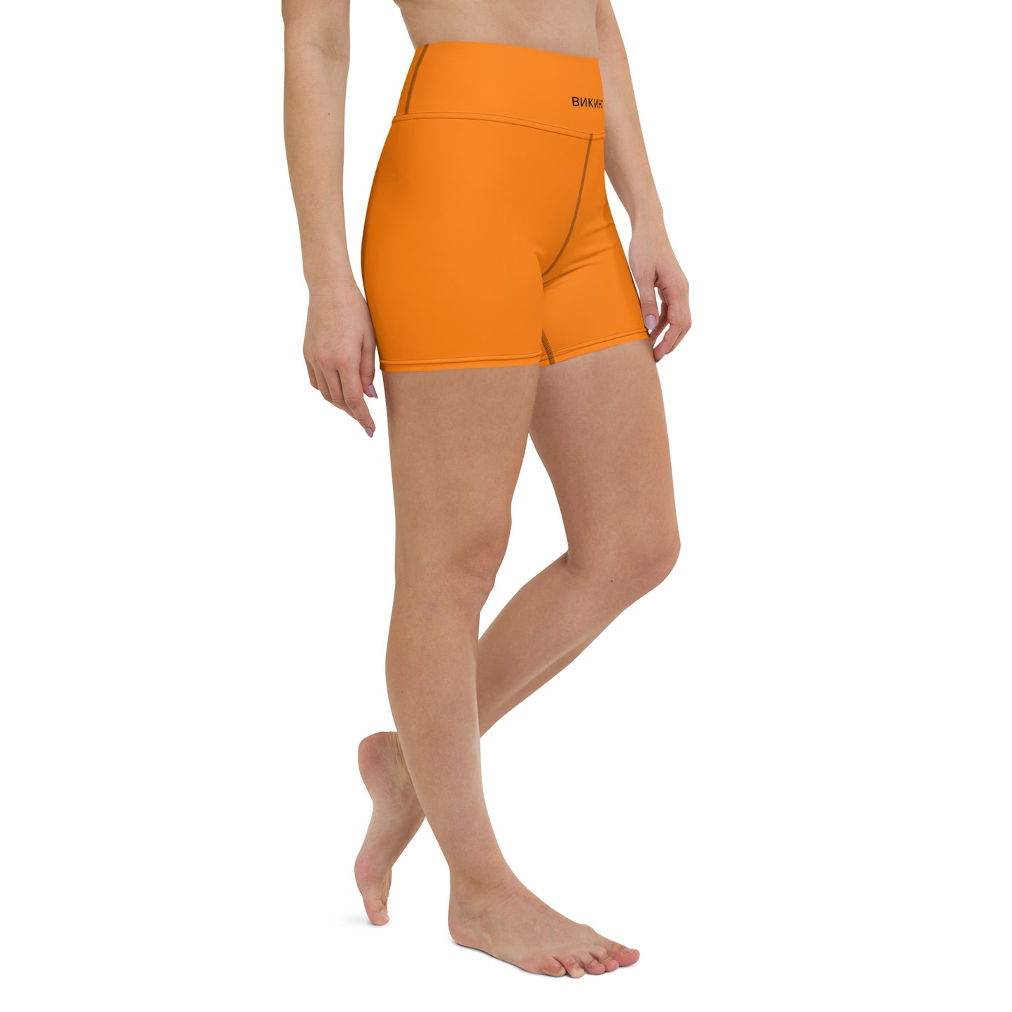 ВИКИНГ Original Tangerine Orange Yoga Shorts