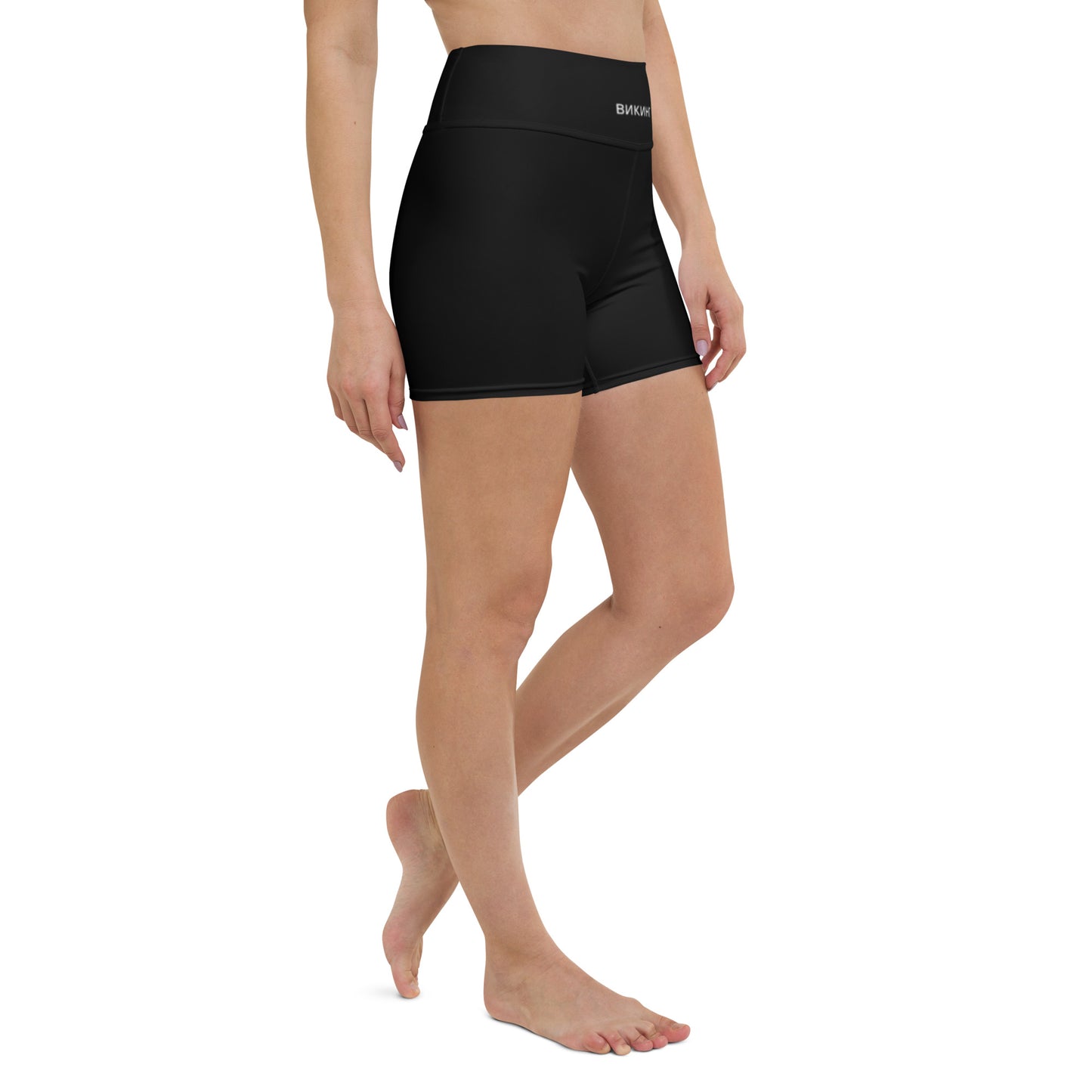 ВИКИНГ Original Midnight Black Yoga Shorts