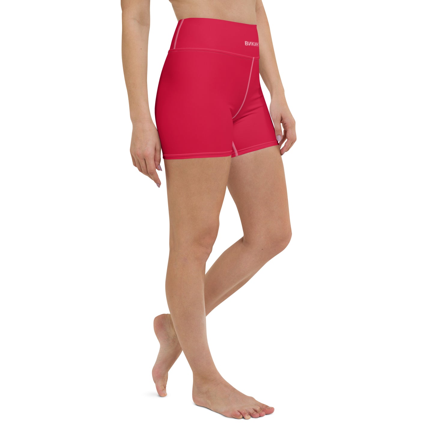 ВИКИНГ Original Lipstick Red Yoga Shorts