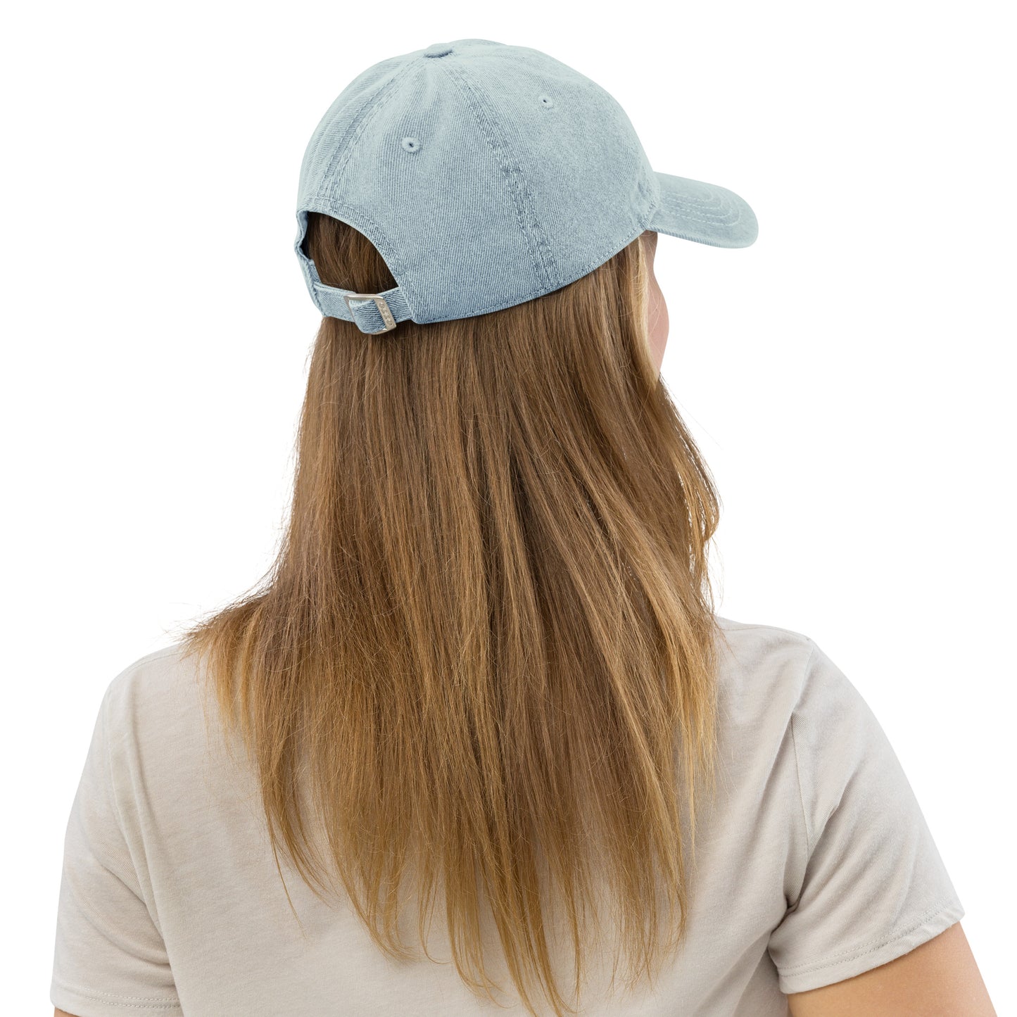 ВИКИНГ Unisex White Logo Denim Hat