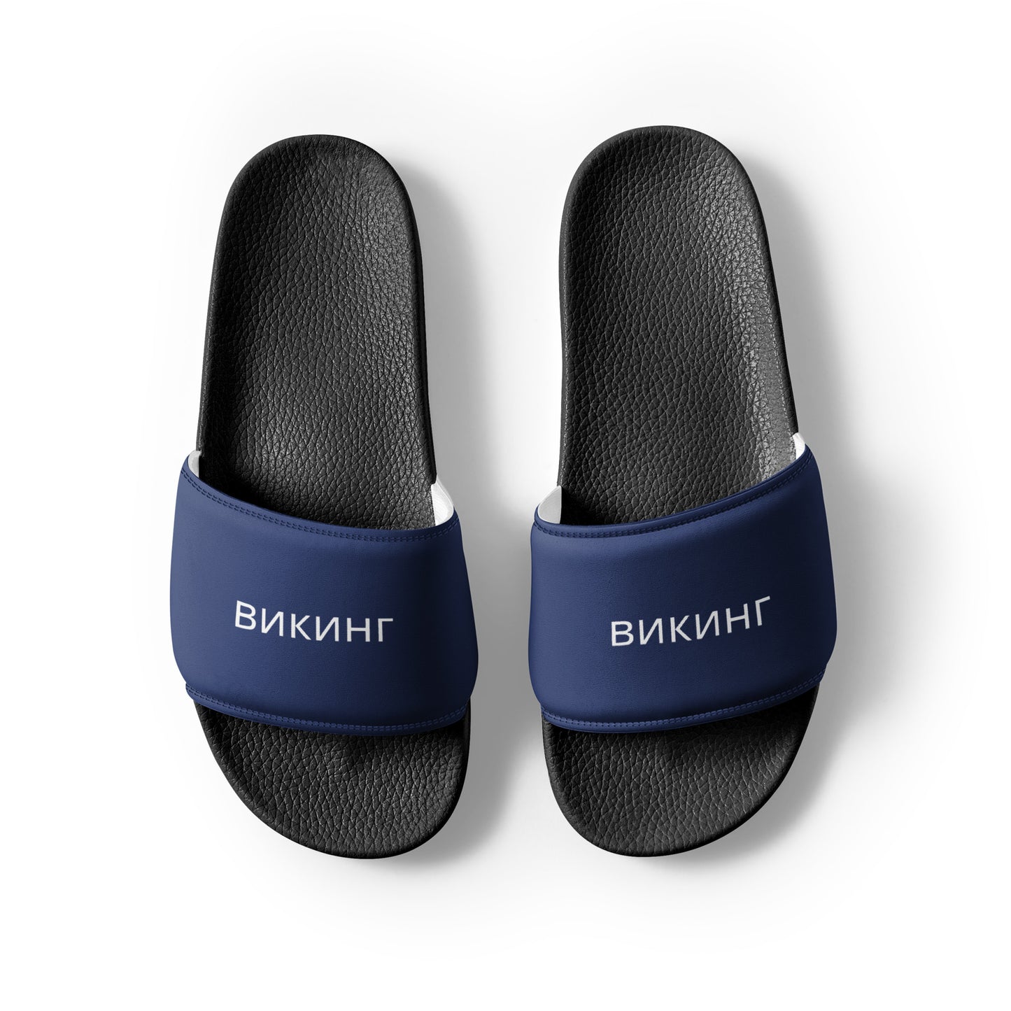 ВИКИНГ Original Navy Blue Slides Men’s