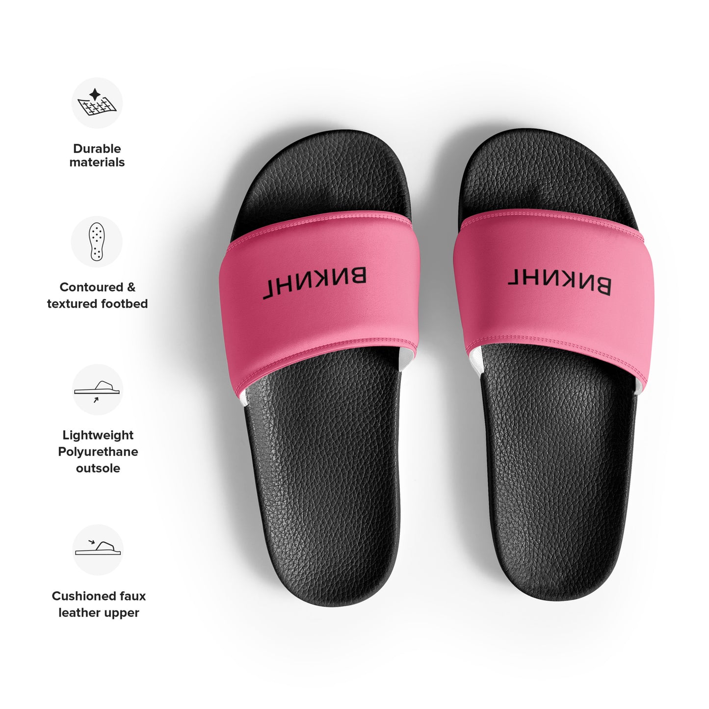 ВИКИНГ Original Bubble Gum Pink Slides Men’s