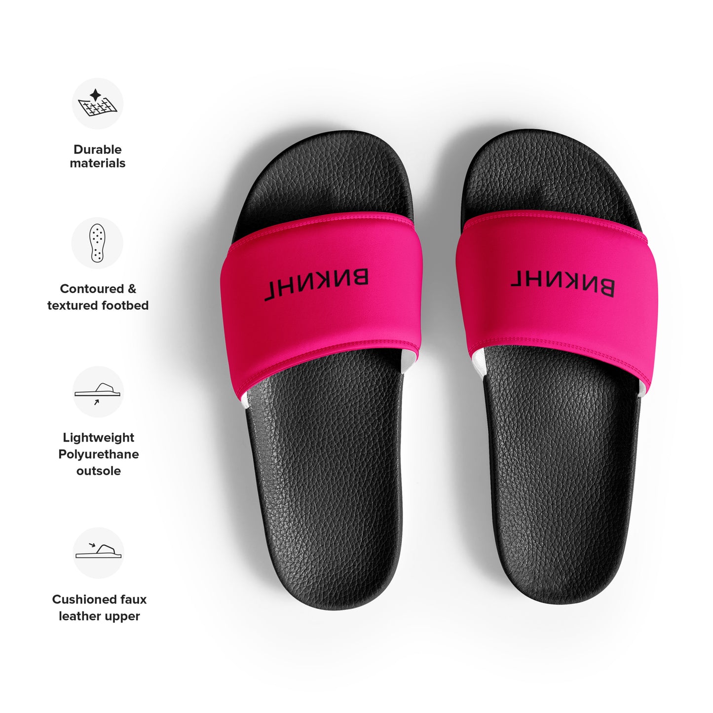 ВИКИНГ Original Bright Pink Slides Men’s