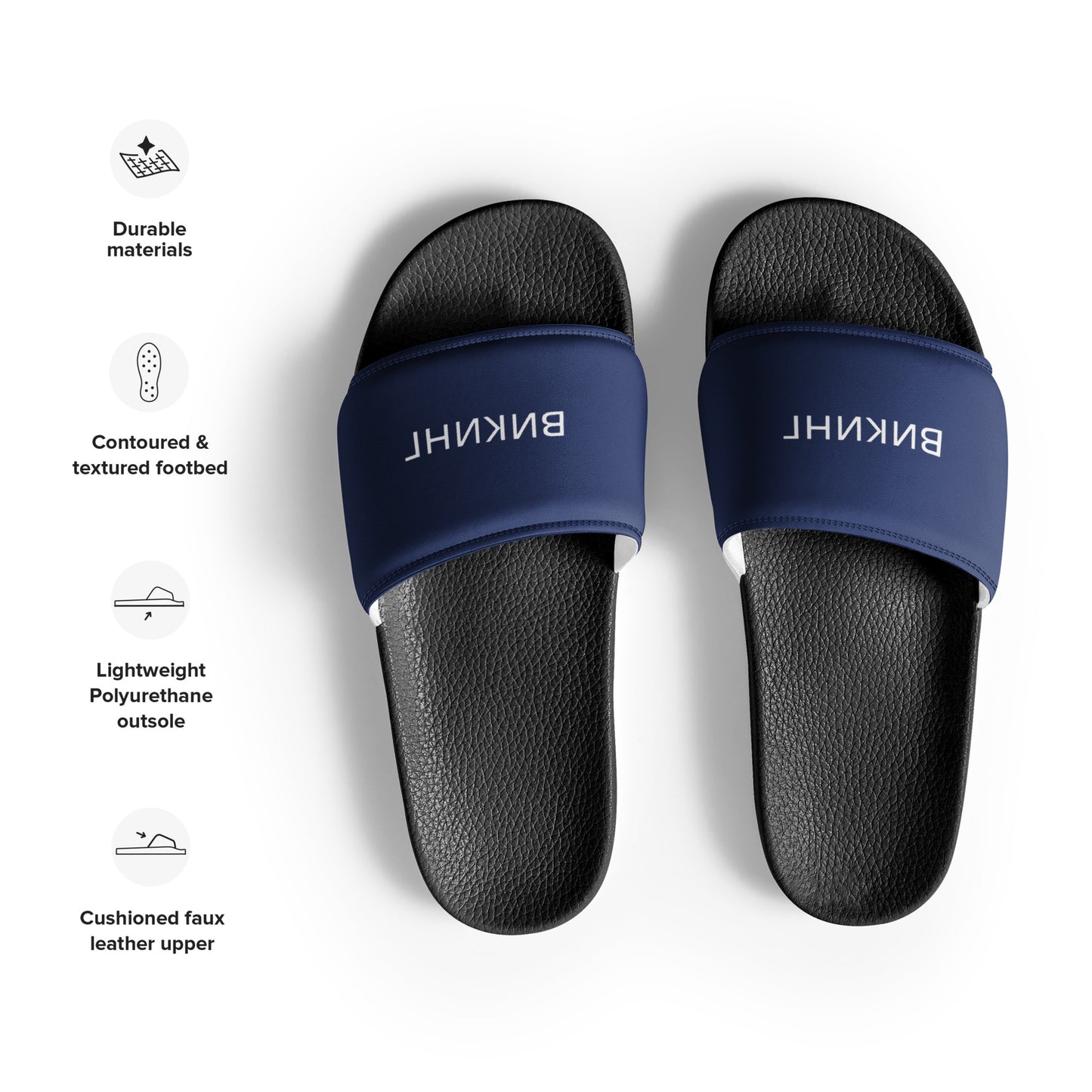 ВИКИНГ Original Navy Blue Slides Men’s