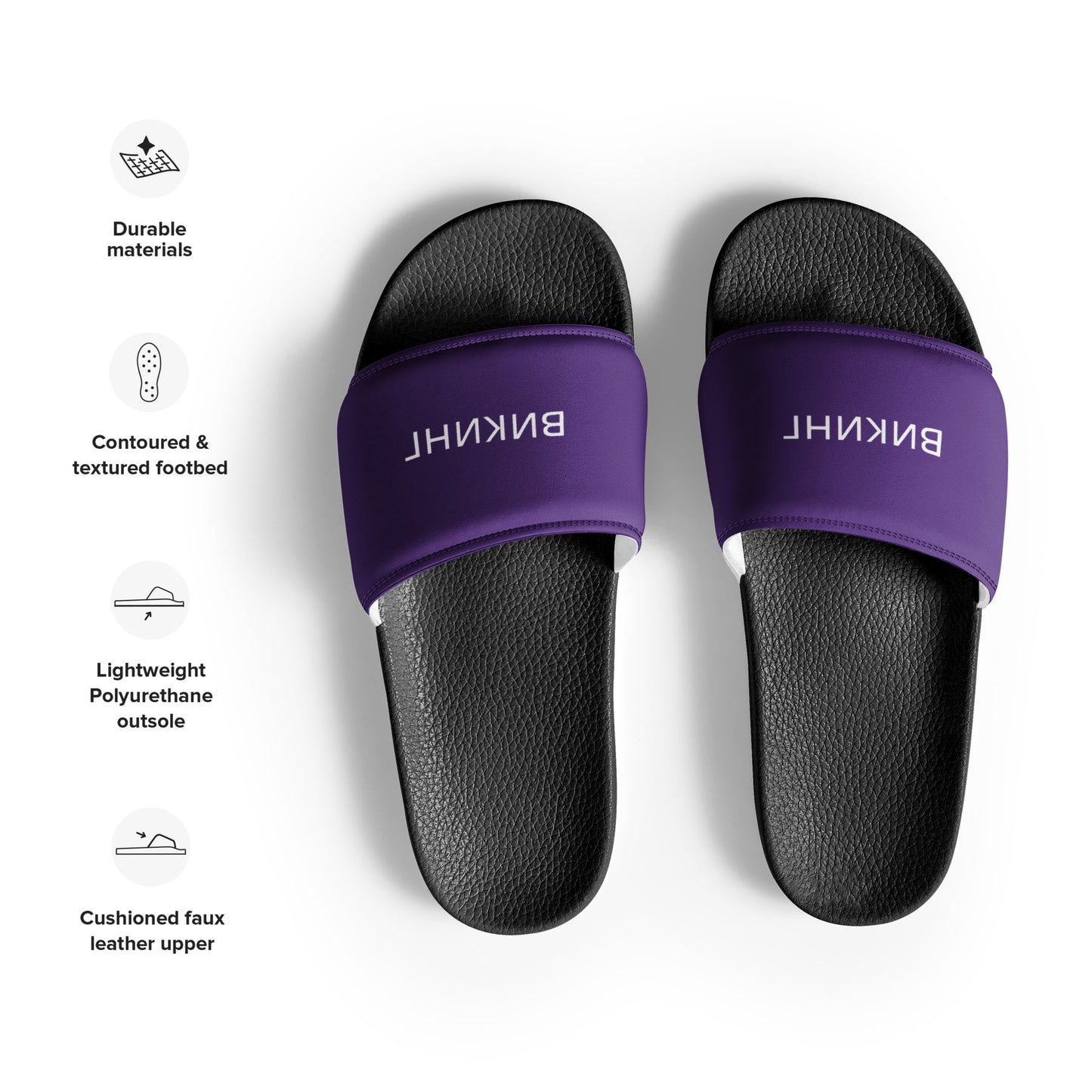 ВИКИНГ Original Plum Purple Slides Men’s