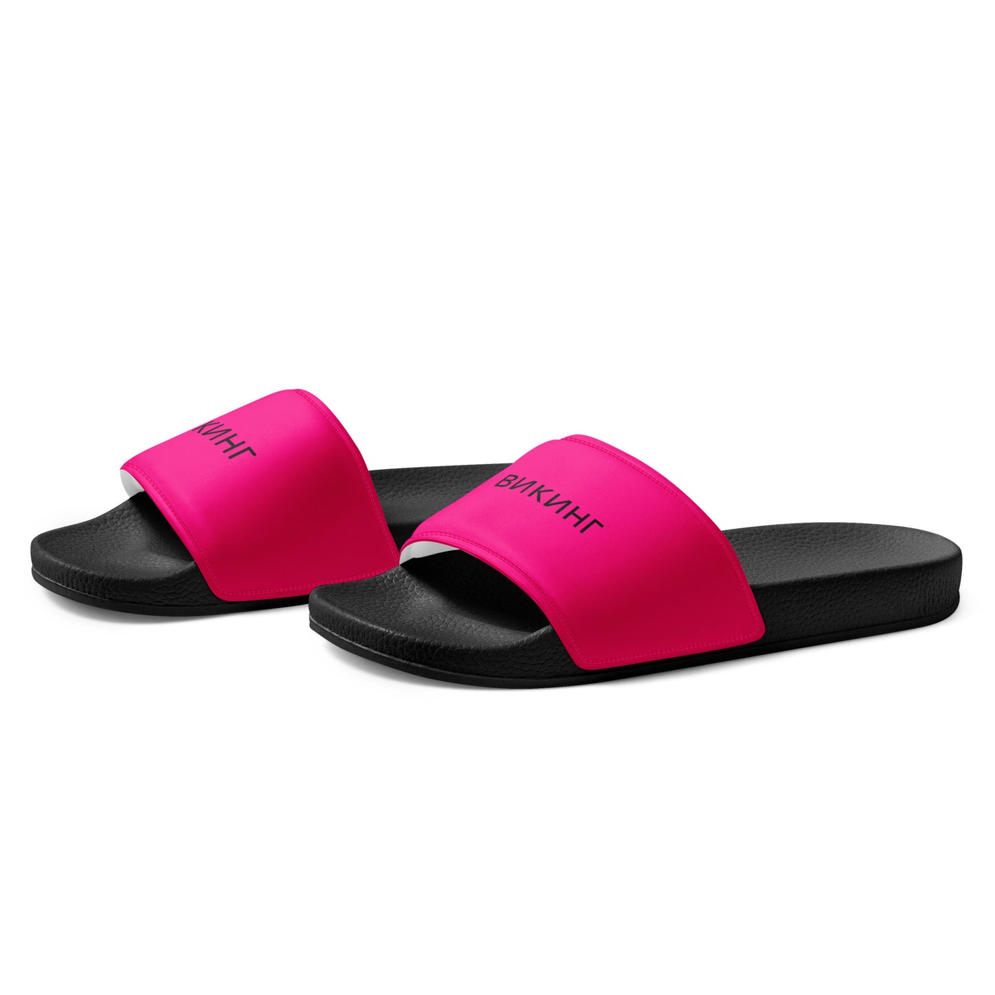 ВИКИНГ Original Bright Pink Slides Men’s