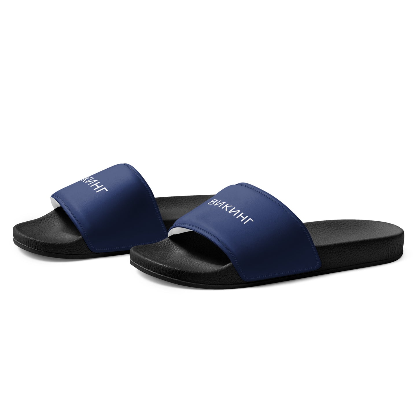 ВИКИНГ Original Navy Blue Slides Men’s