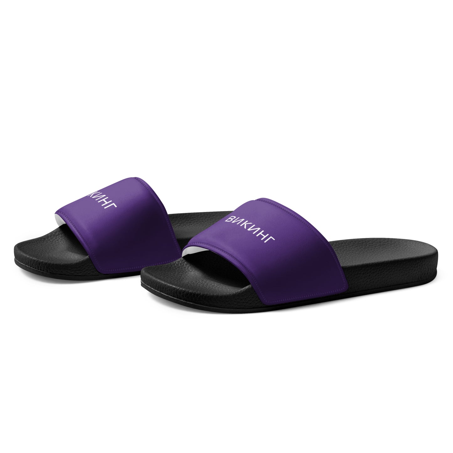 ВИКИНГ Original Plum Purple Slides Men’s