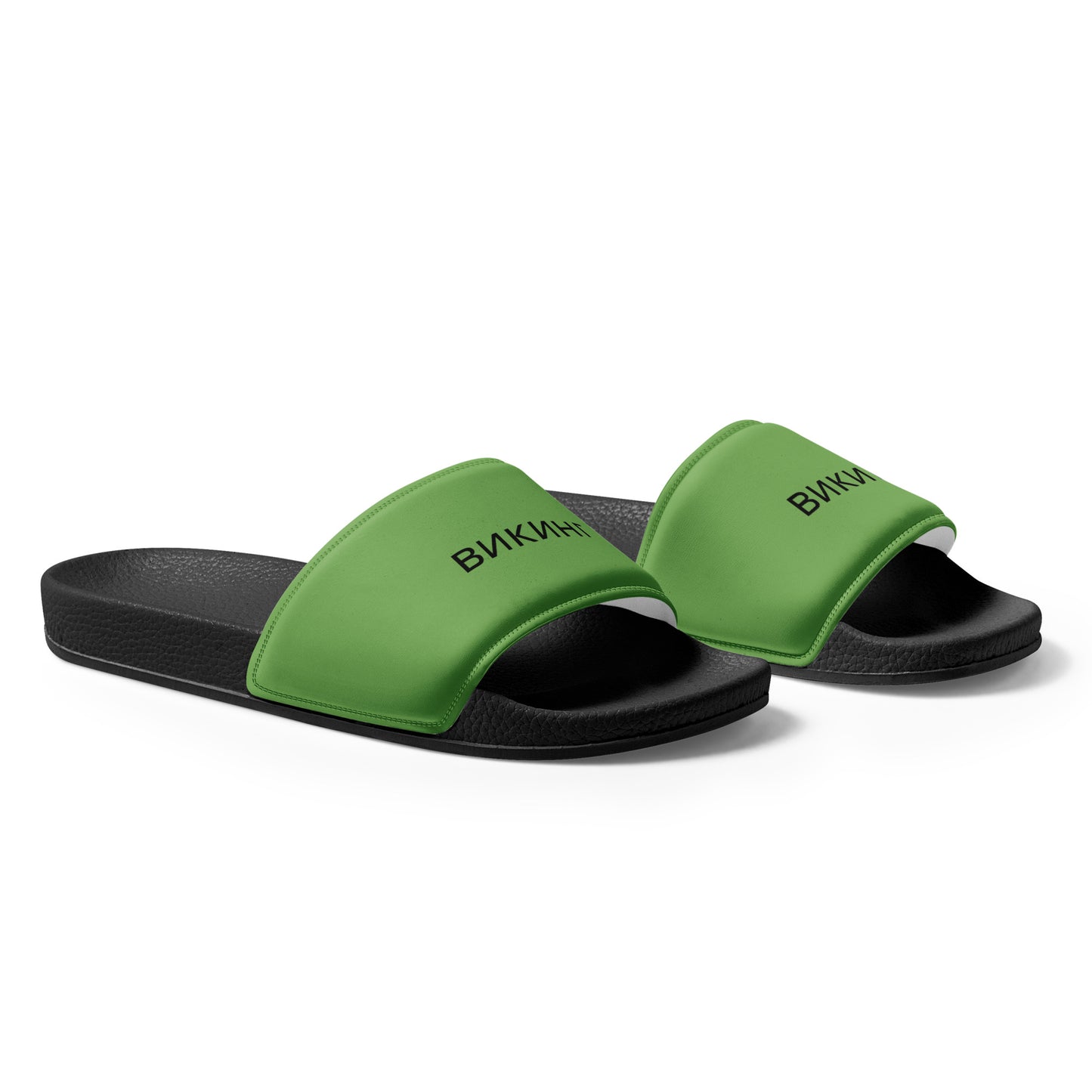 ВИКИНГ Original Shamrock Green Slides Men’s