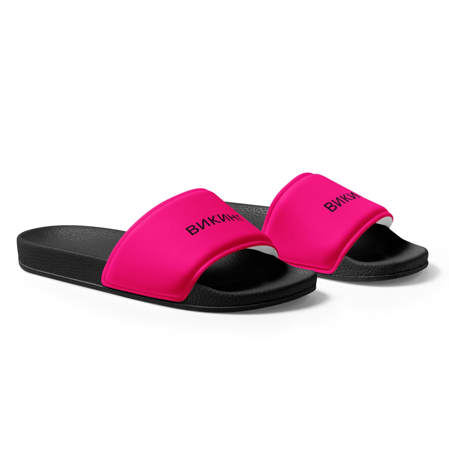 ВИКИНГ Original Bright Pink Slides Men’s