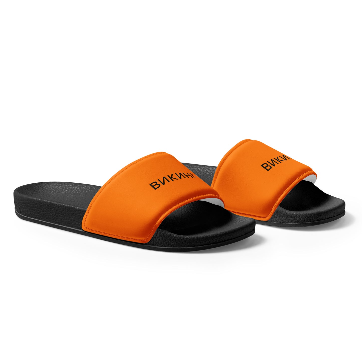 ВИКИНГ Original Tangerine Orange Slides Men’s