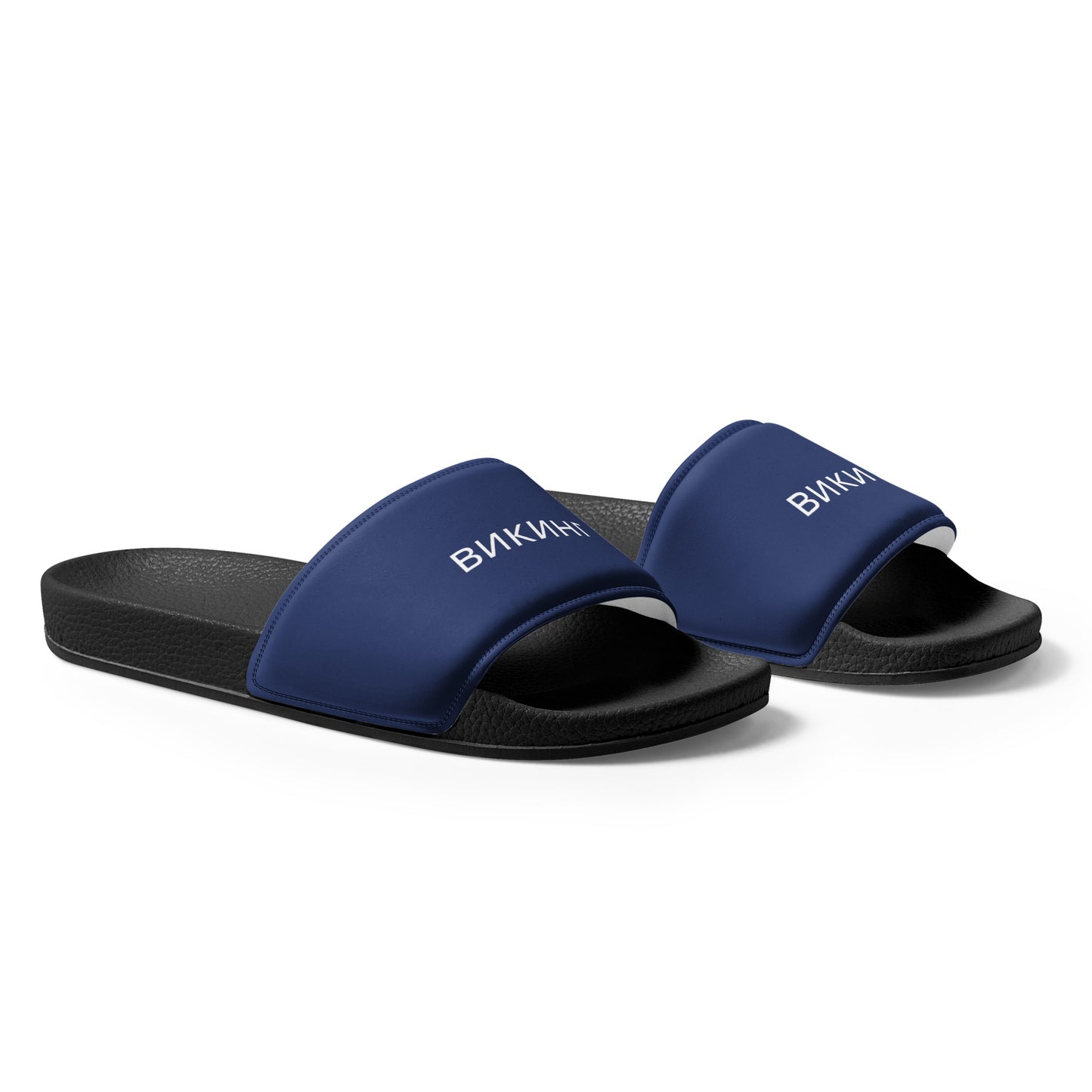 ВИКИНГ Original Navy Blue Slides Men’s