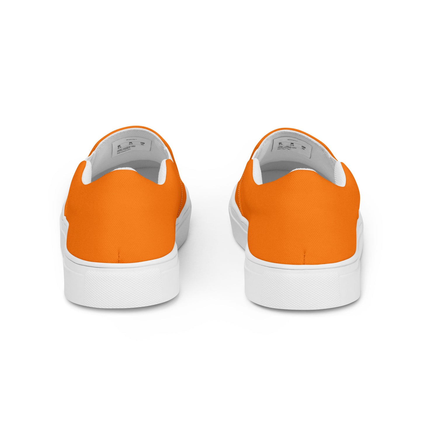 ВИКИНГ Original Tangerine Orange Slip On Canvas Shoes Men’s