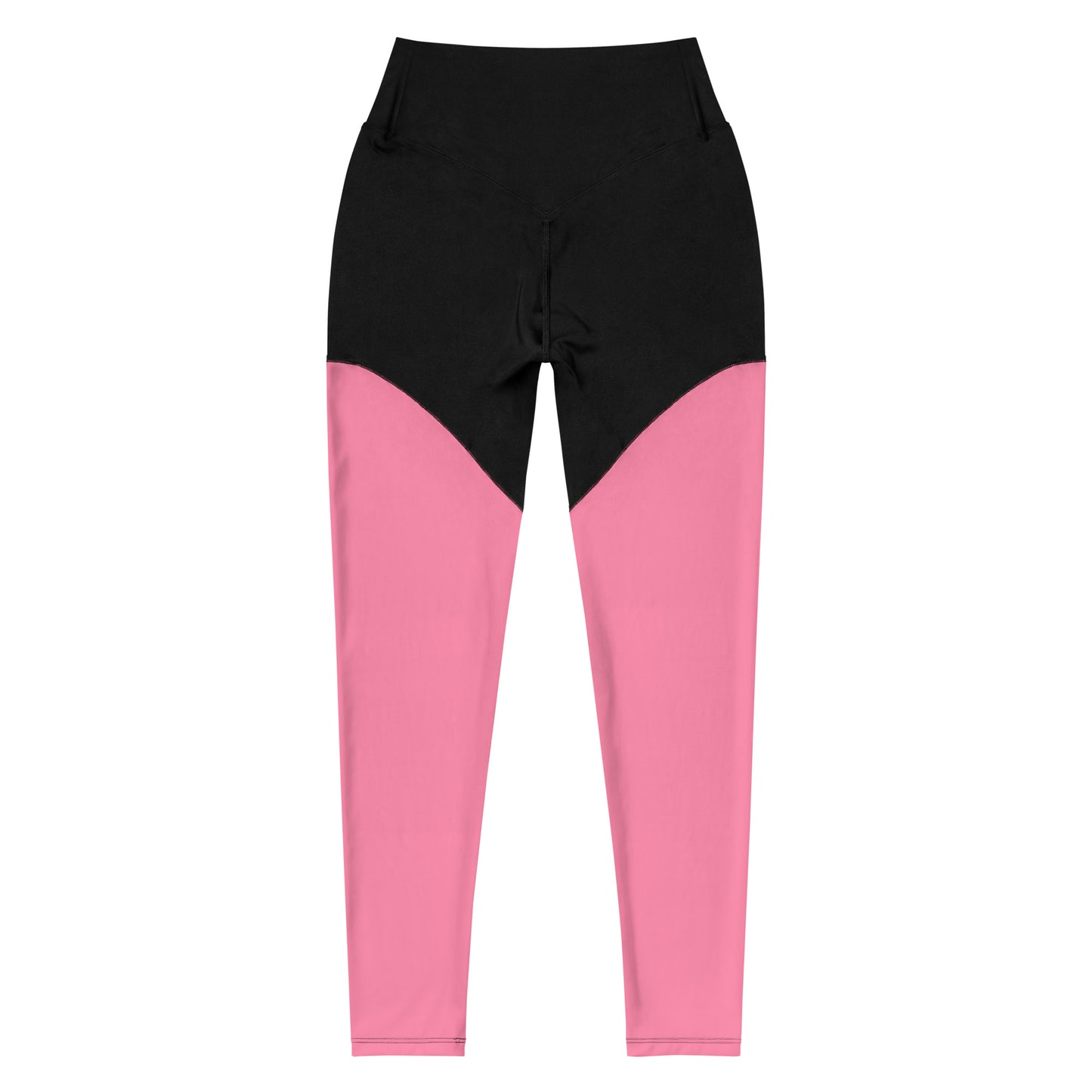 ВИКИНГ Original Bubble Gum Pink Two Tone Athletic Leggings