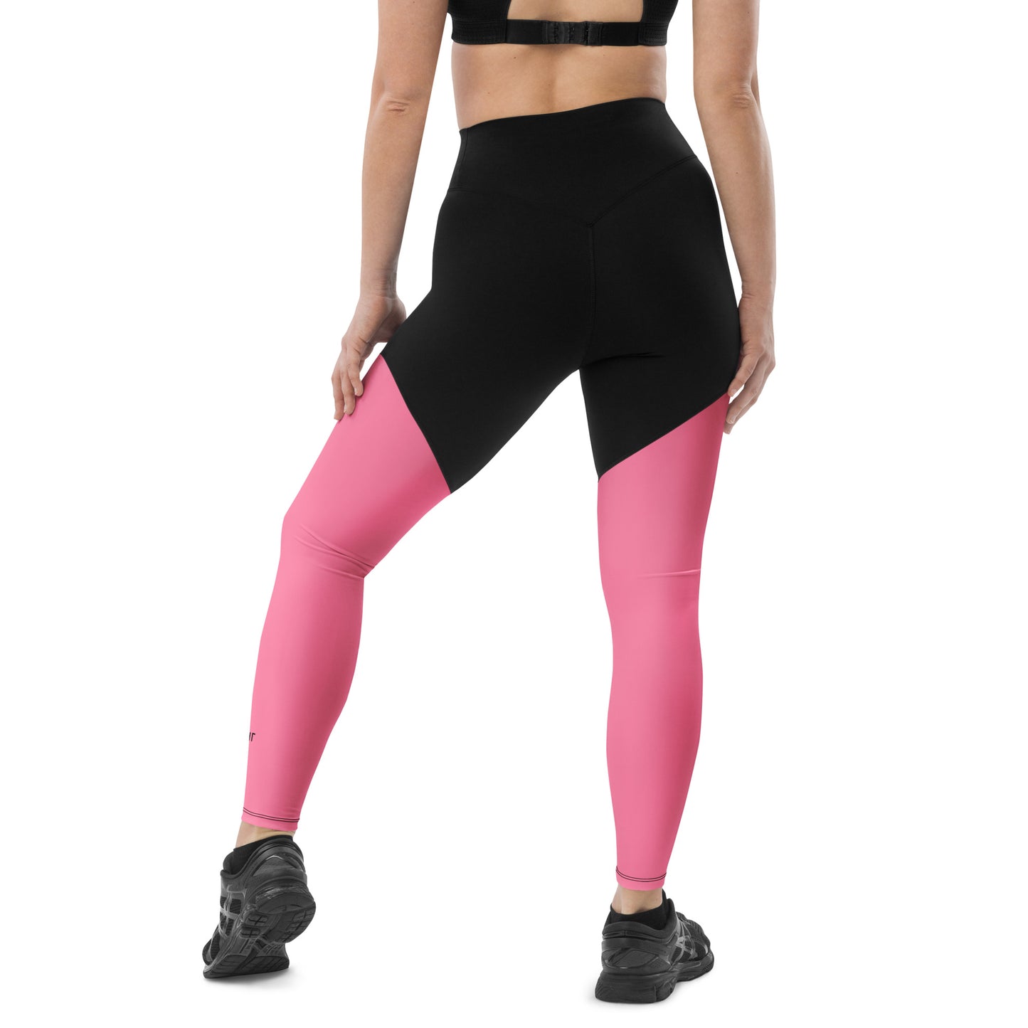 ВИКИНГ Original Bubble Gum Pink Two Tone Athletic Leggings