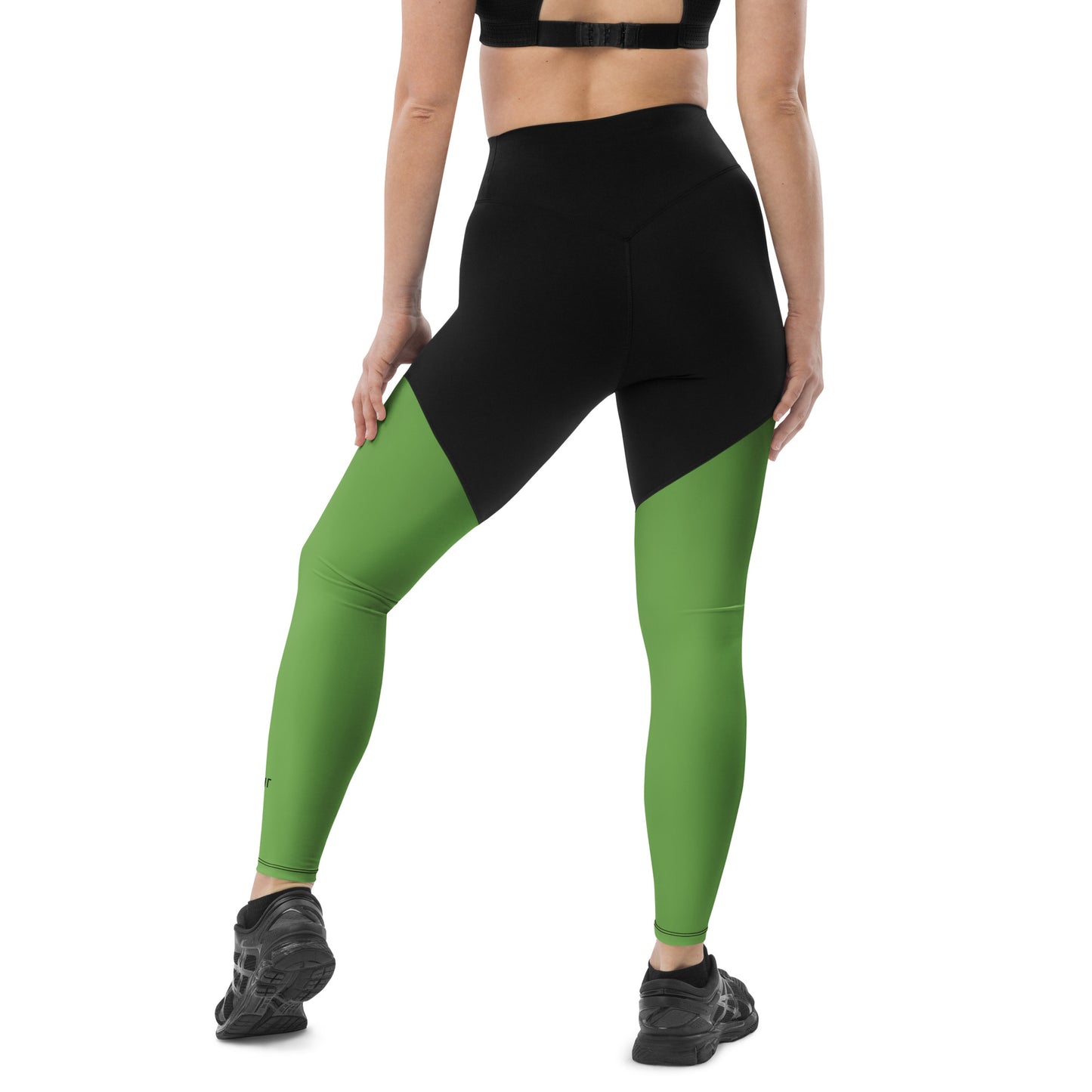 ВИКИНГ Original Shamrock Green Two Tone Athletic Leggings