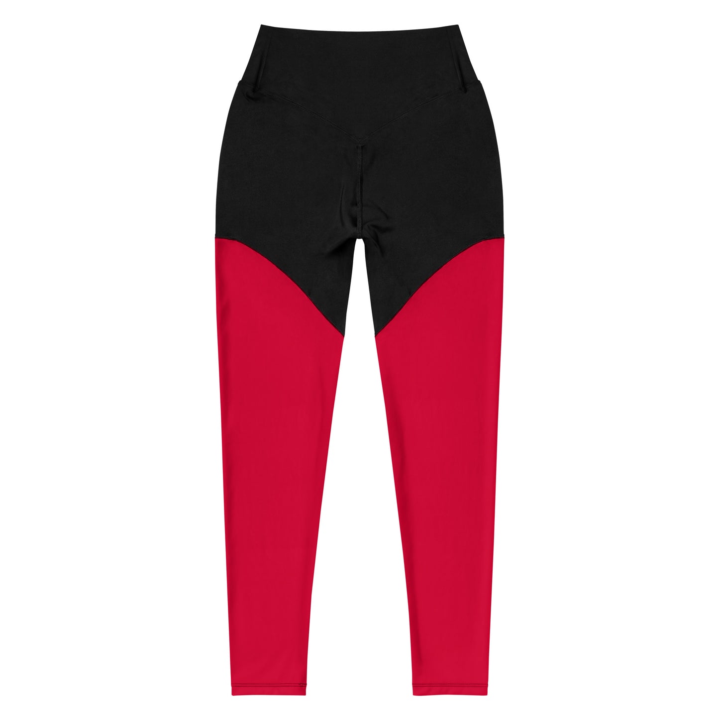 ВИКИНГ Original Lipstick Red Two Tone Athletic Leggings