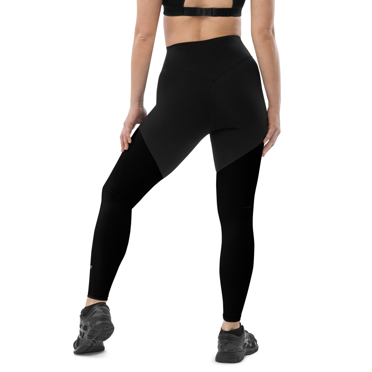 ВИКИНГ Original Midnight Black Two Tone Athletic Leggings