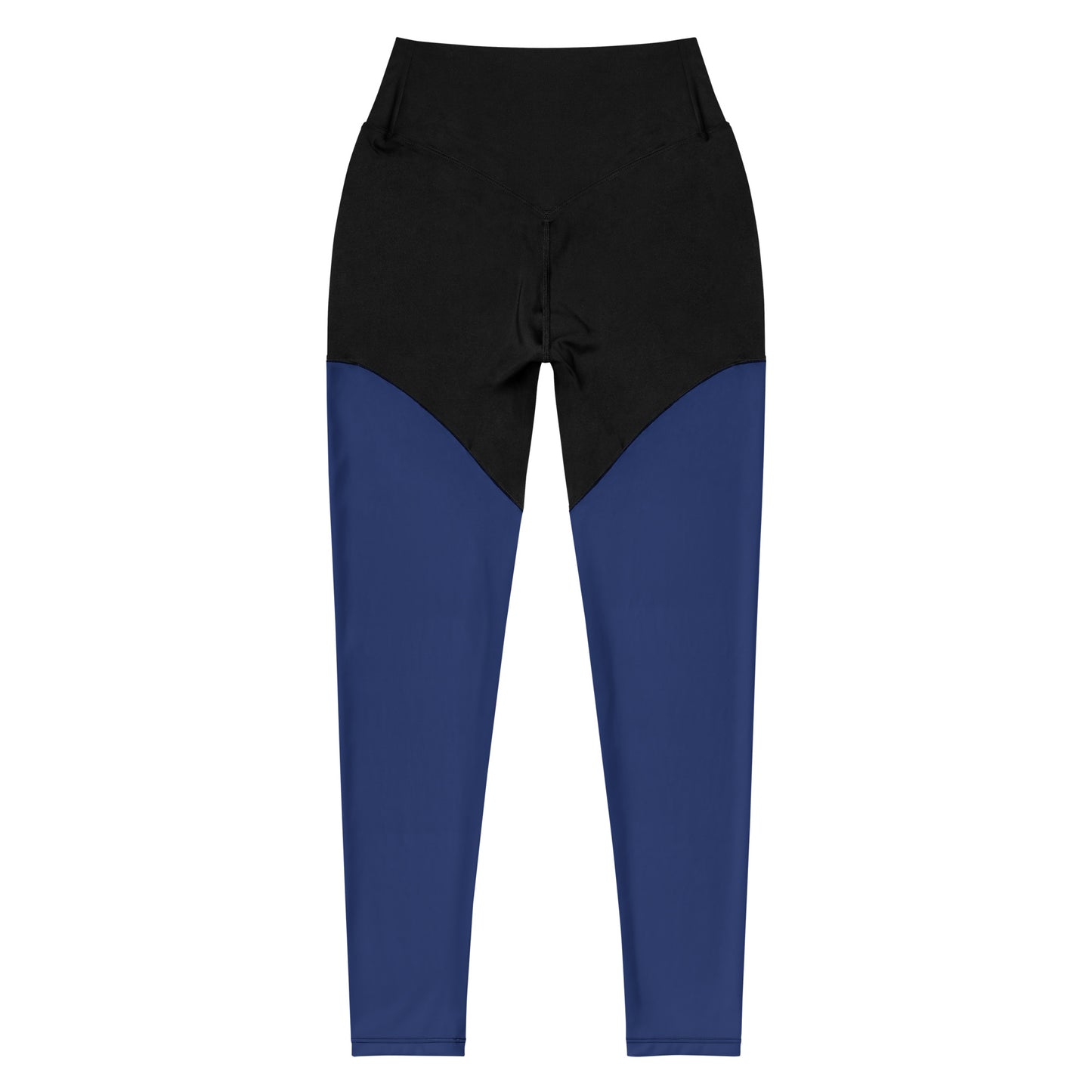 ВИКИНГ Original Navy Blue Two Tone Athletic Leggings