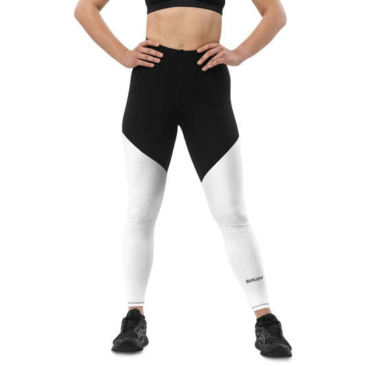 ВИКИНГ Original Snow White Two Tone Athletic Leggings