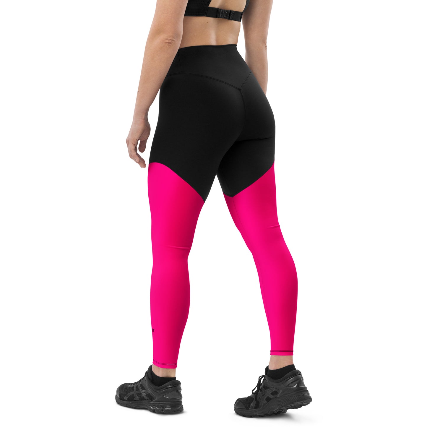 ВИКИНГ Original Bright Pink Two Tone Athletic Leggings