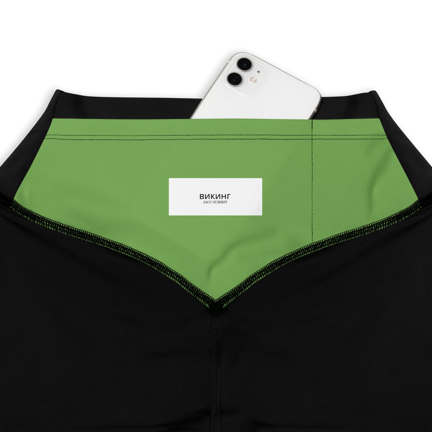 ВИКИНГ Original Shamrock Green Two Tone Athletic Leggings