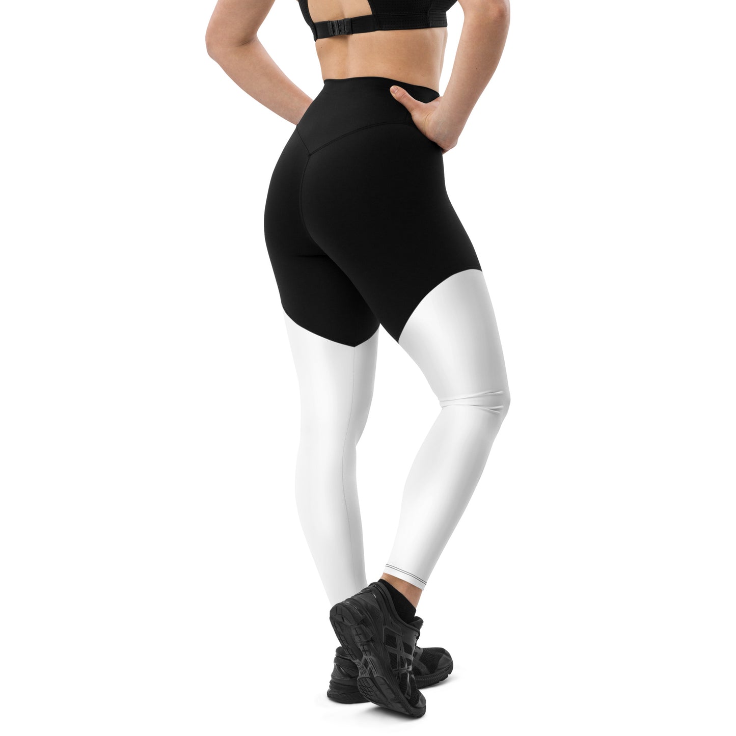 ВИКИНГ Original Snow White Two Tone Athletic Leggings