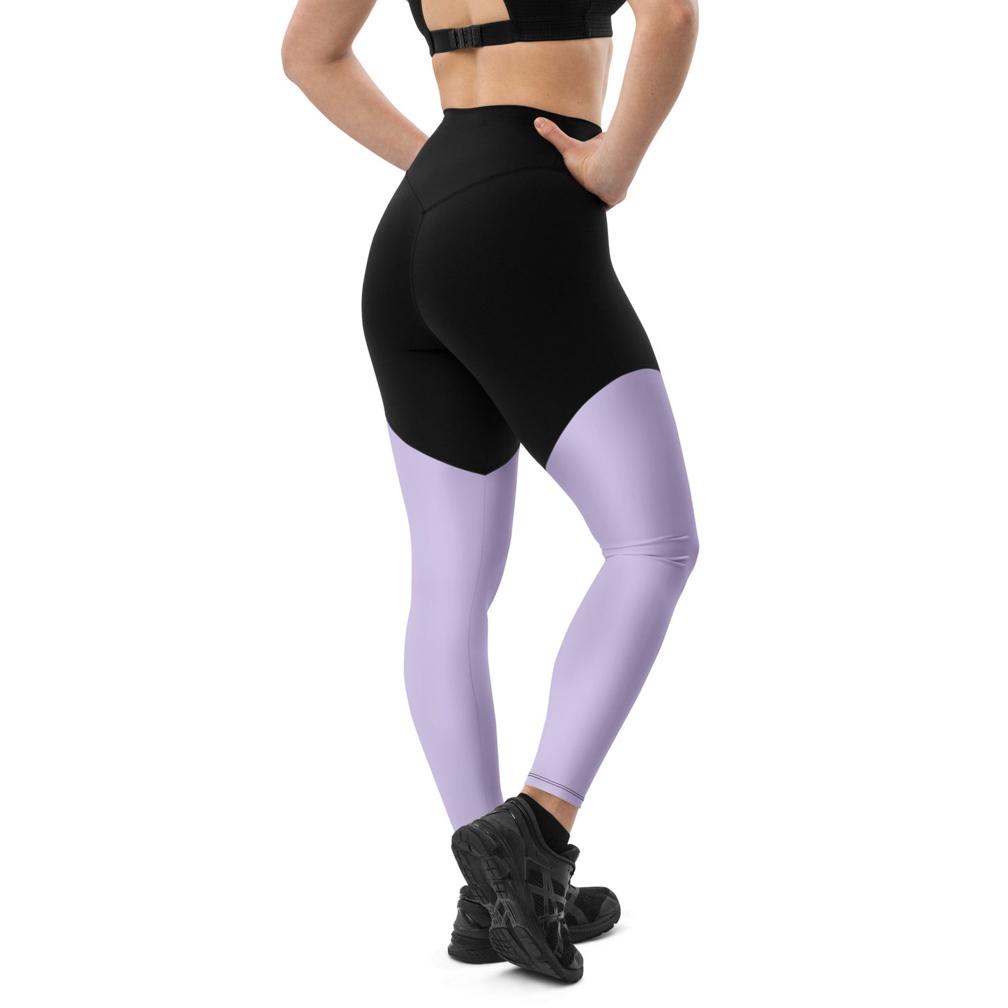 ВИКИНГ Original Lustful Purple Two Tone Athletic Leggings