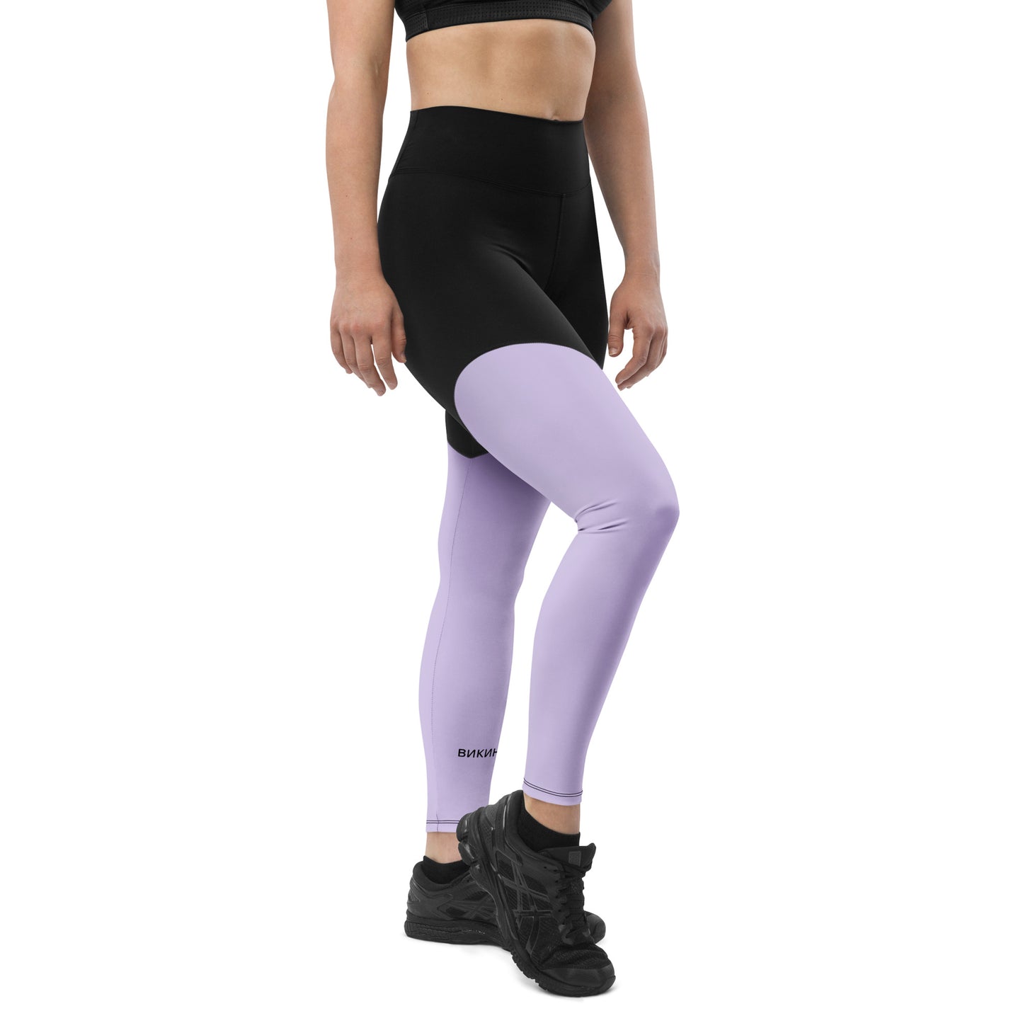 ВИКИНГ Original Lustful Purple Two Tone Athletic Leggings