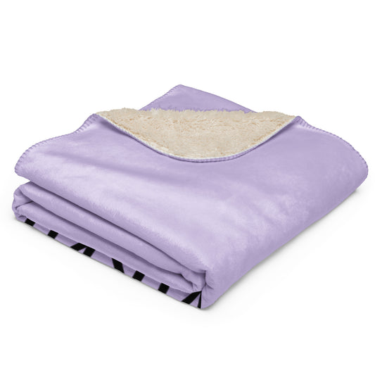 ВИКИНГ Original Lustful Purple Sherpa Blanket