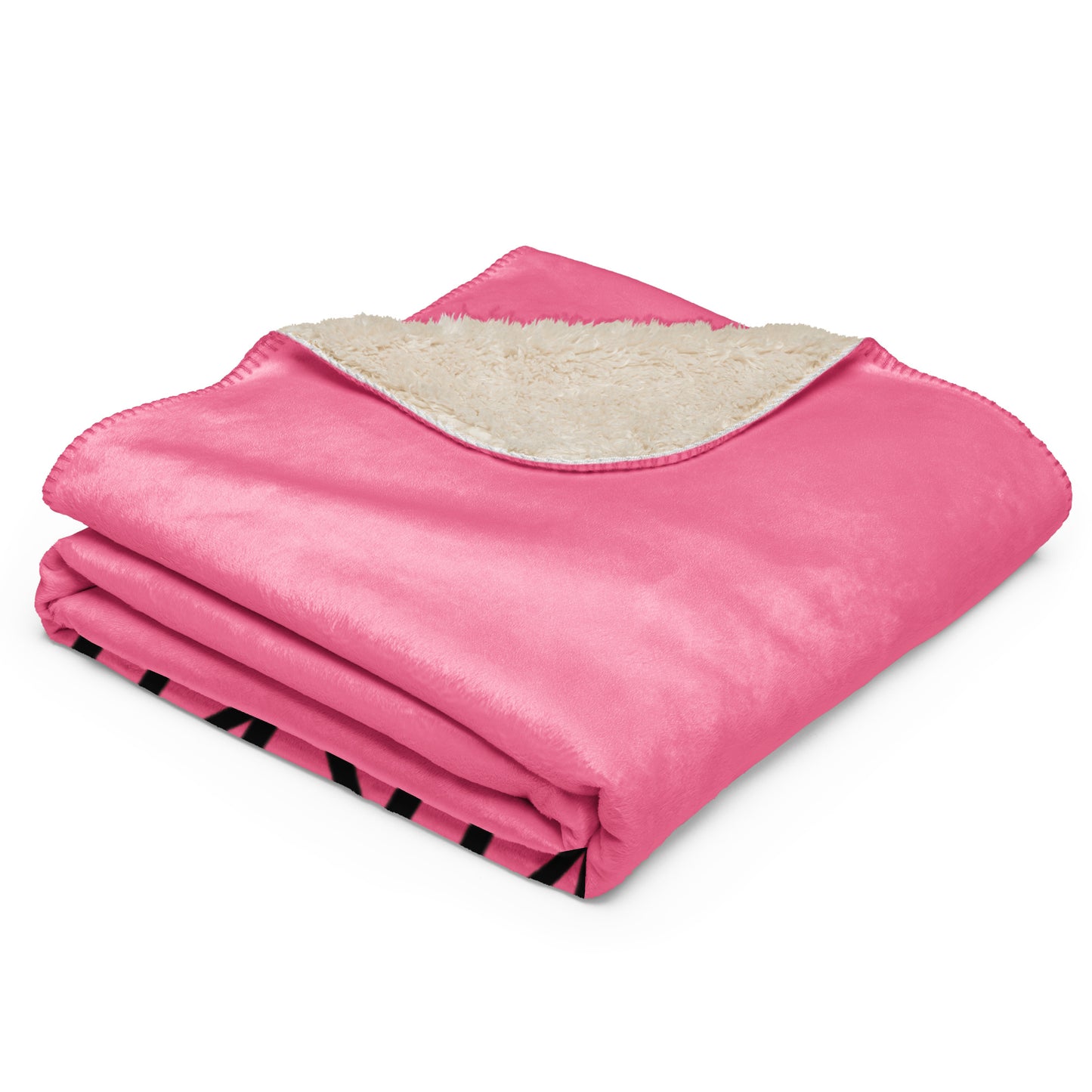 ВИКИНГ Original Bubble Gum Pink Sherpa Blanket