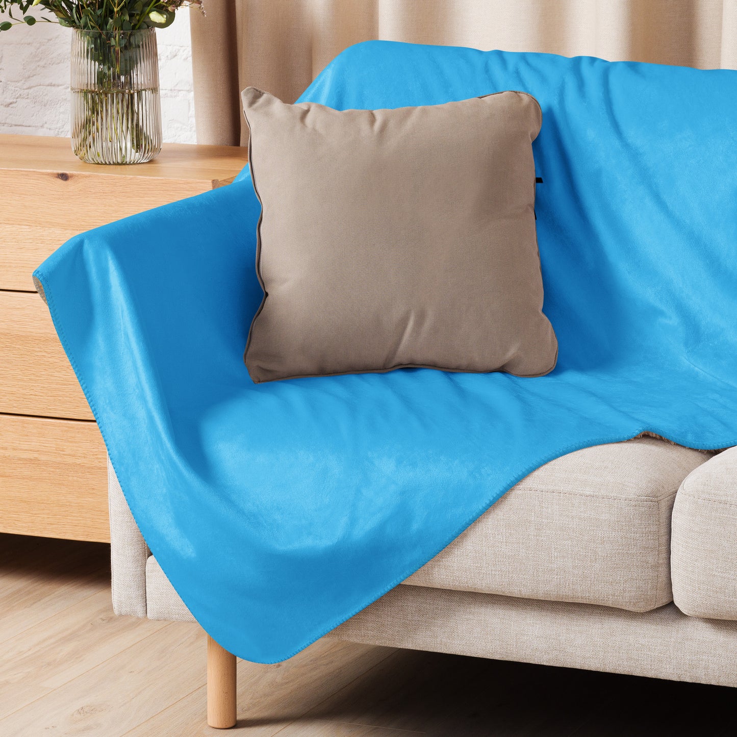 ВИКИНГ Original Olympic Blue Sherpa Blanket