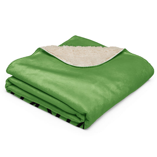 ВИКИНГ Original Shamrock Green Sherpa Blanket