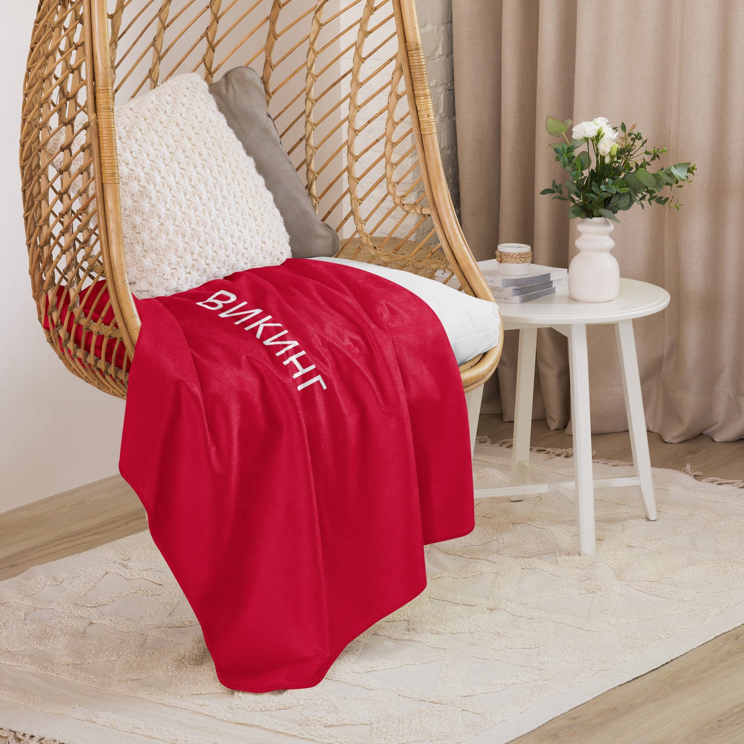 ВИКИНГ Original Lipstick Red Sherpa Blanket