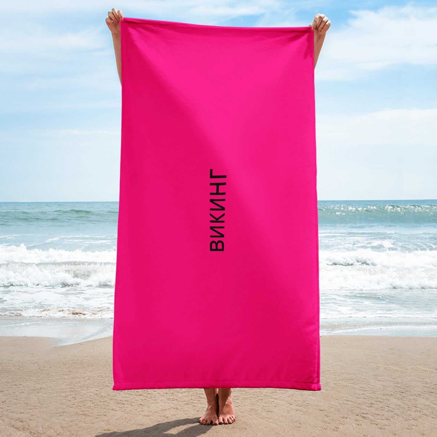 ВИКИНГ Original Bright Pink Sublimated Towel