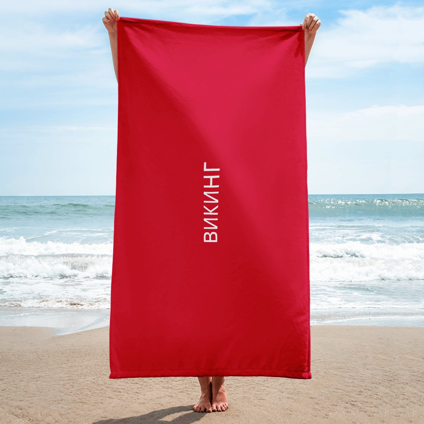 ВИКИНГ Original Lipstick Red Sublimated Towel