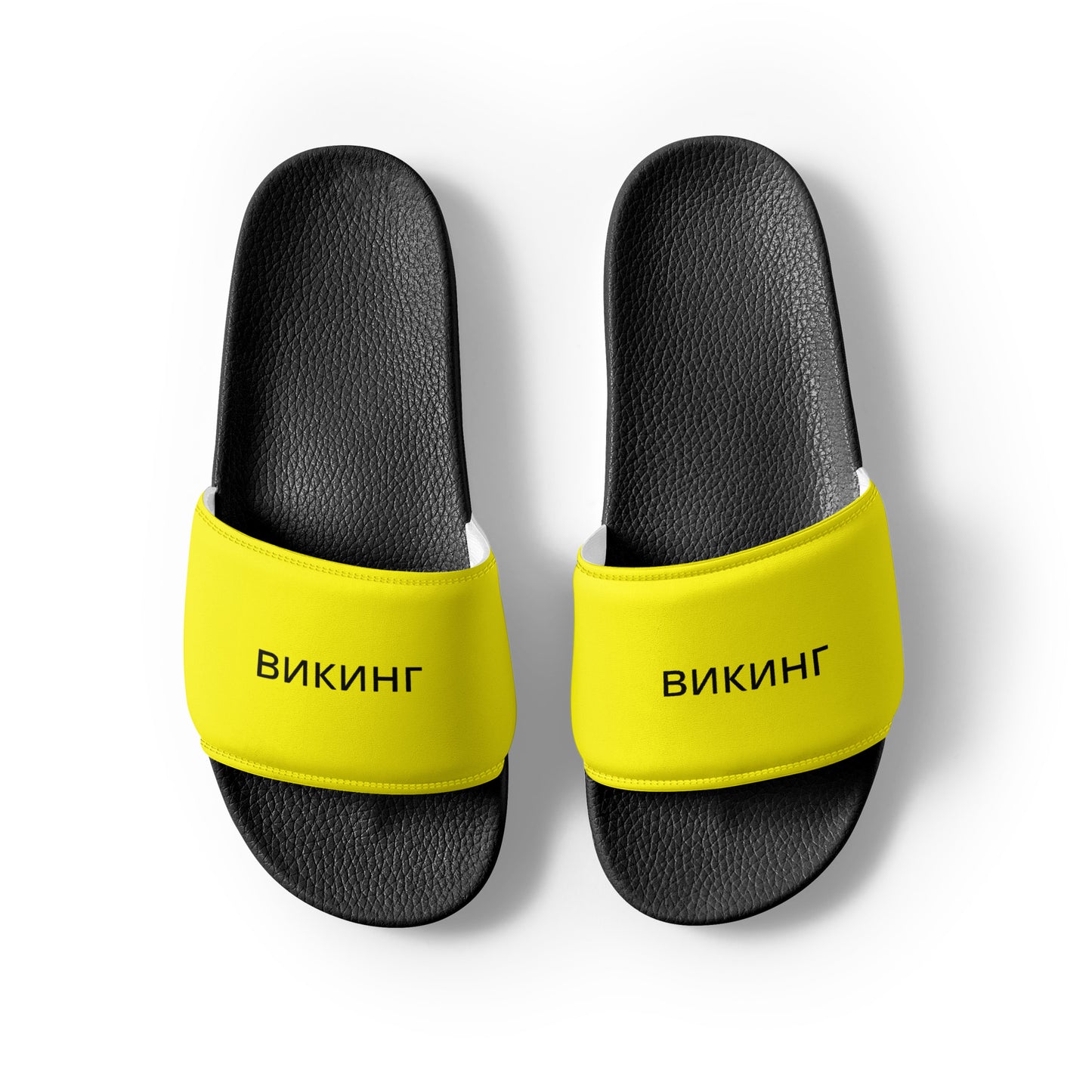 ВИКИНГ Original Bumble Bee Yellow Slides Women’s