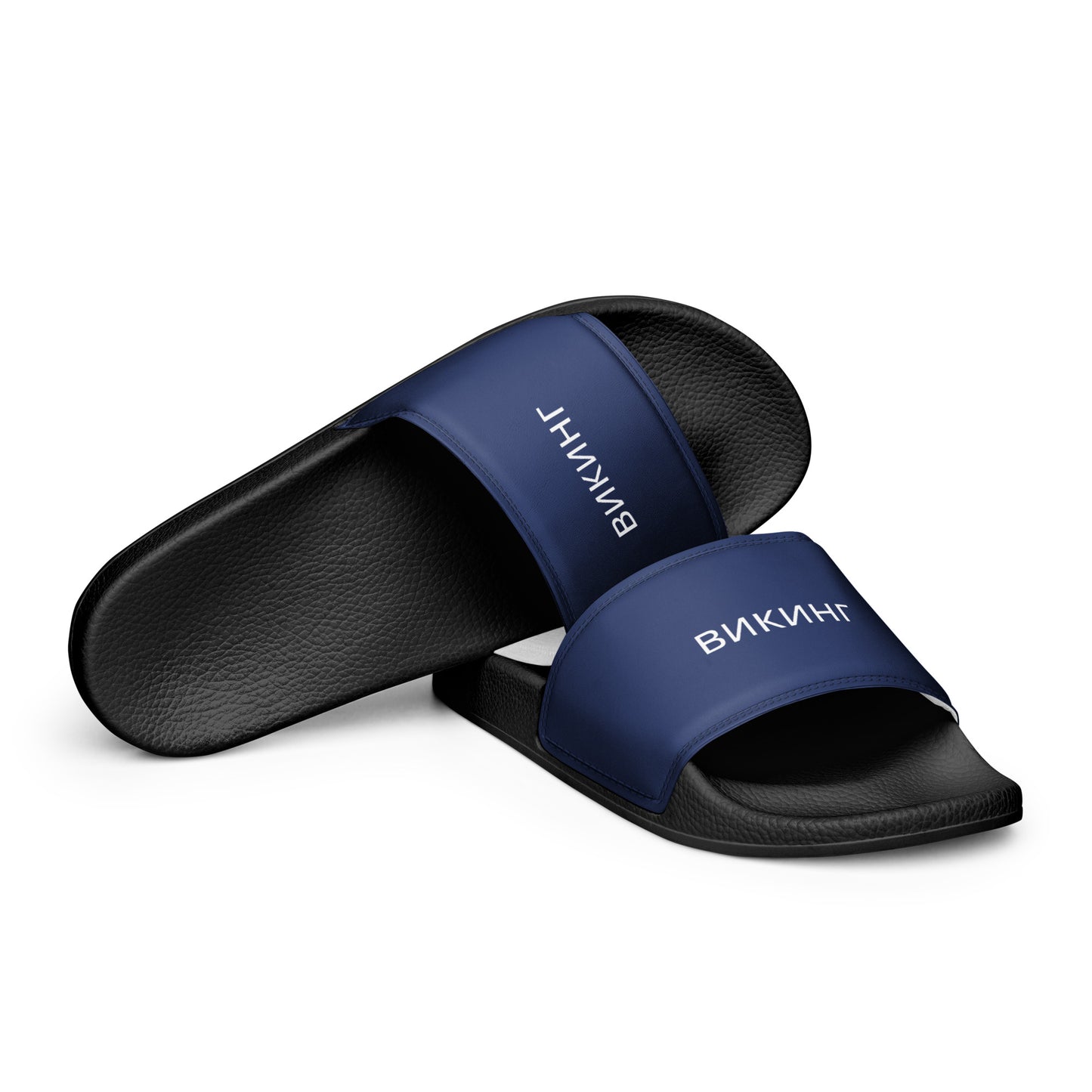 ВИКИНГ Original Navy Blue Slides Women’s