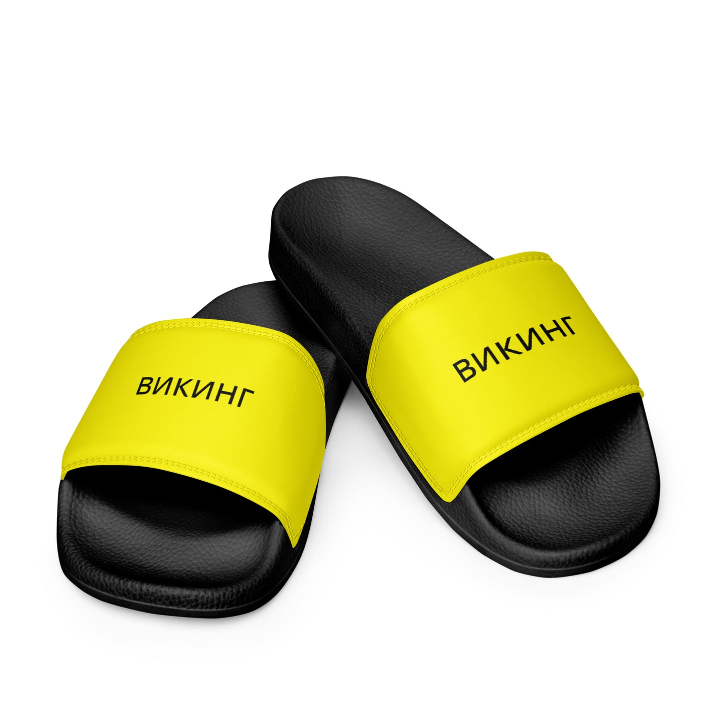 ВИКИНГ Original Bumble Bee Yellow Slides Women’s