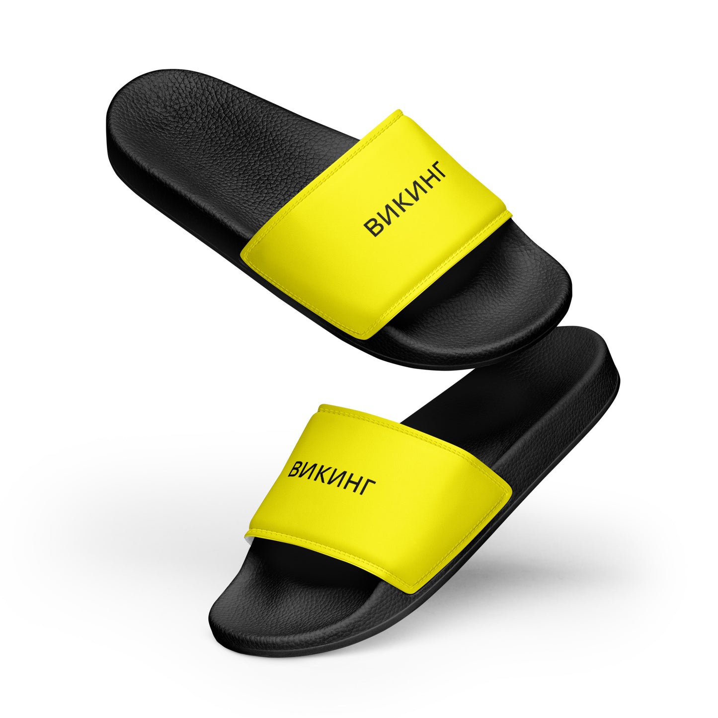 ВИКИНГ Original Bumble Bee Yellow Slides Women’s