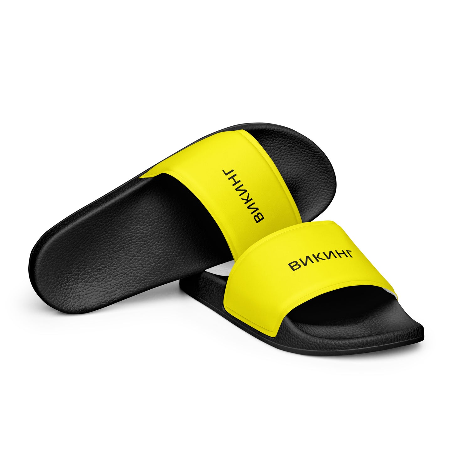 ВИКИНГ Original Bumble Bee Yellow Slides Women’s