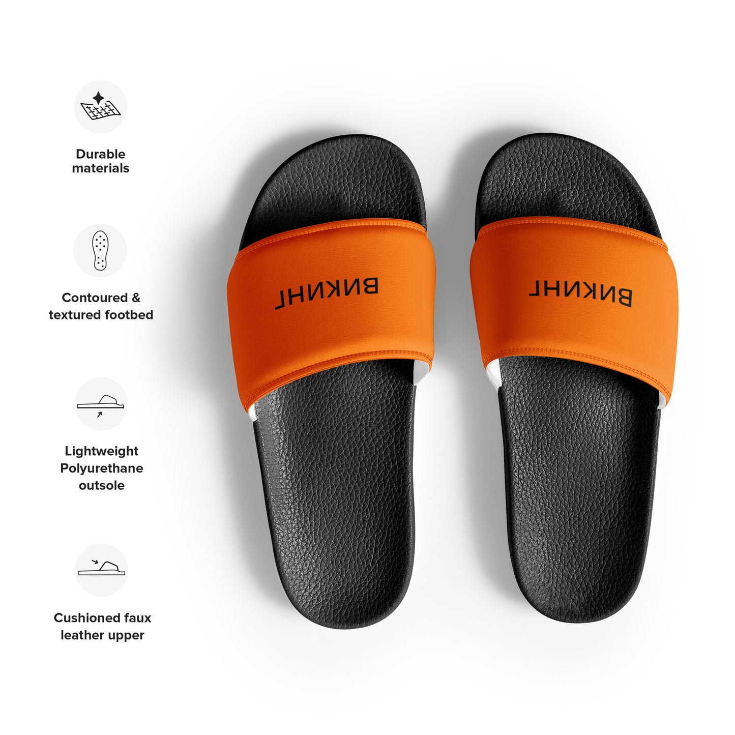 ВИКИНГ Original Tangerine Orange Slides Women’s