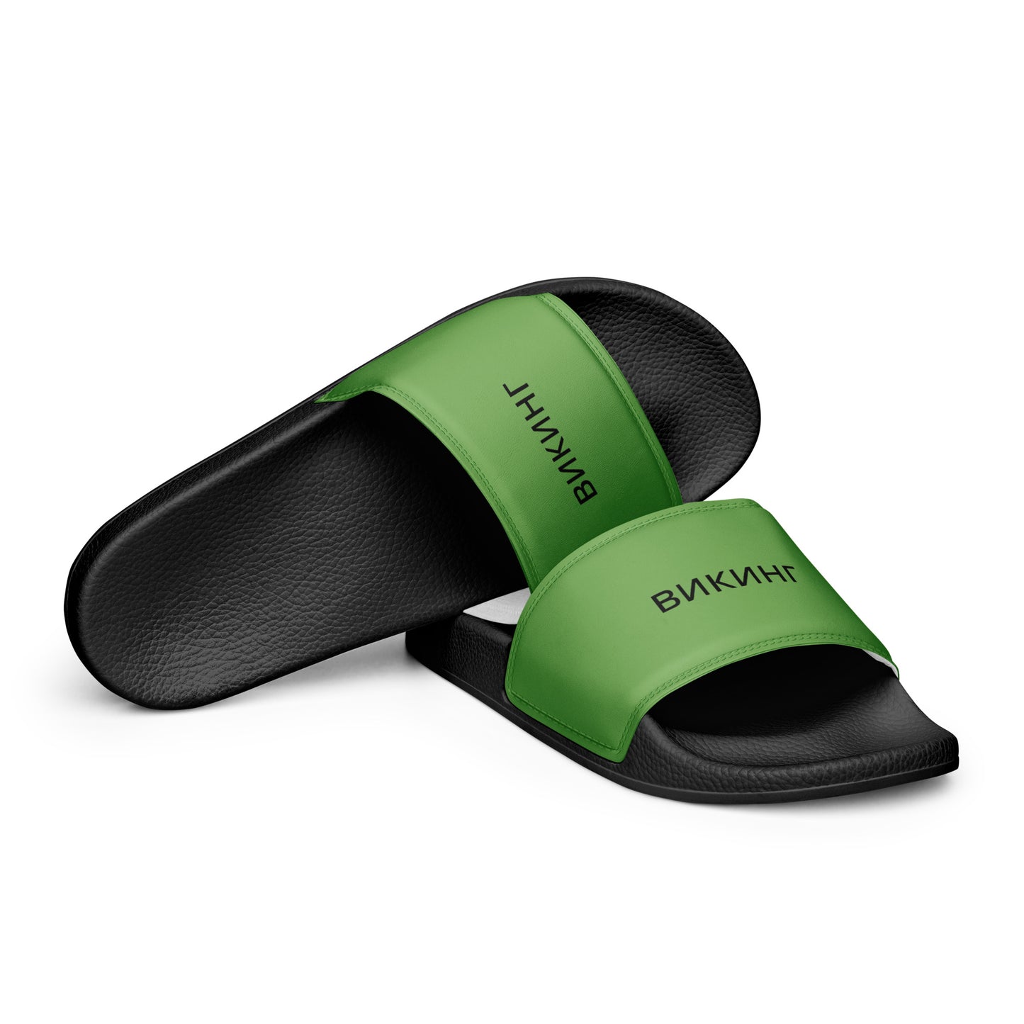 ВИКИНГ Original Shamrock Green Slides Women’s